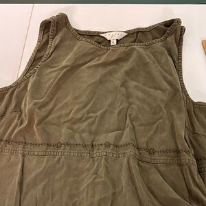 Elegant Olive Green Maxi Dress